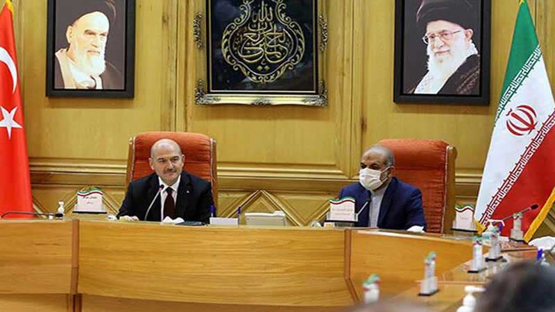 Süleyman Soylu iranlı həmkarı ilə görüşdü