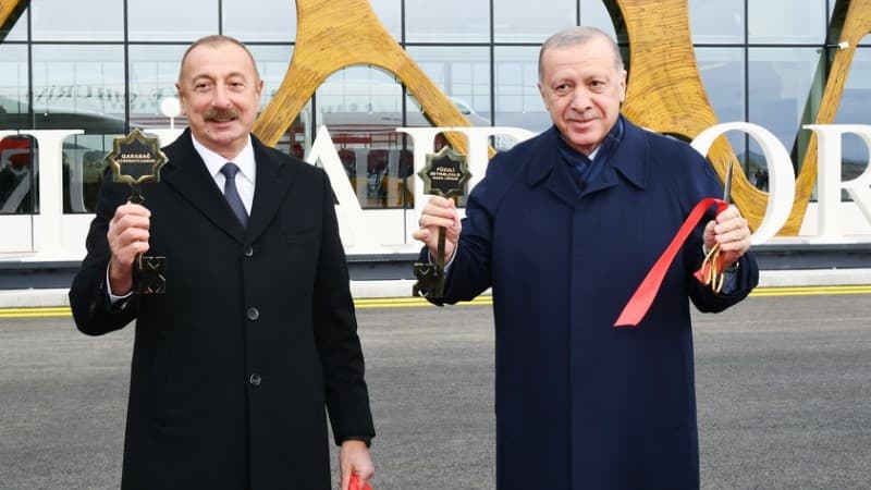 Qarabağın hava qapısı dünyaya açıldı (FOTOREPORTAJ)