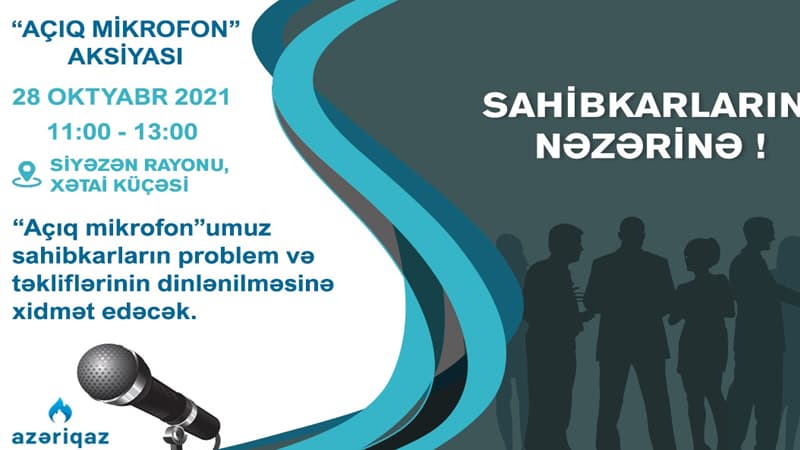 "Azəriqaz" Siyəzən sahibkarlarının problemini dinləyəcək