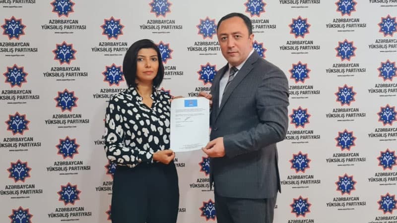Yüksəliş Partiyasında yeni təyinatlar (FOTOLAR)