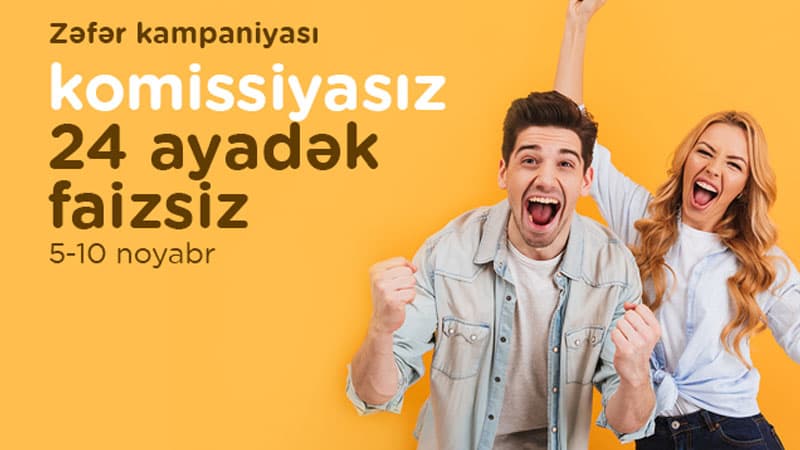 “Kontakt”dan “Zəfər Günü”nə özəl komissiyasız kredit kampaniyası - 24 ayadək faizsiz