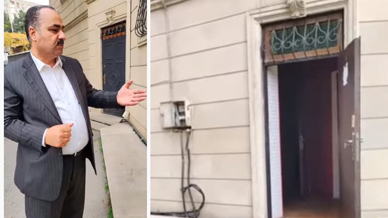 “Gündəlik Bakı”nın redaksiyasına hücum olub (FOTO/VİDEO)