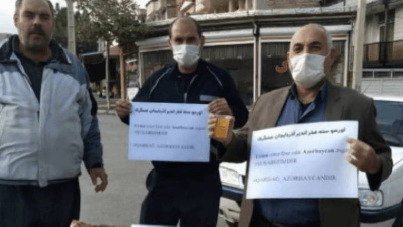 Güney Azərbaycanda Zəfər Bayramı qeyd edildi (FOTO)