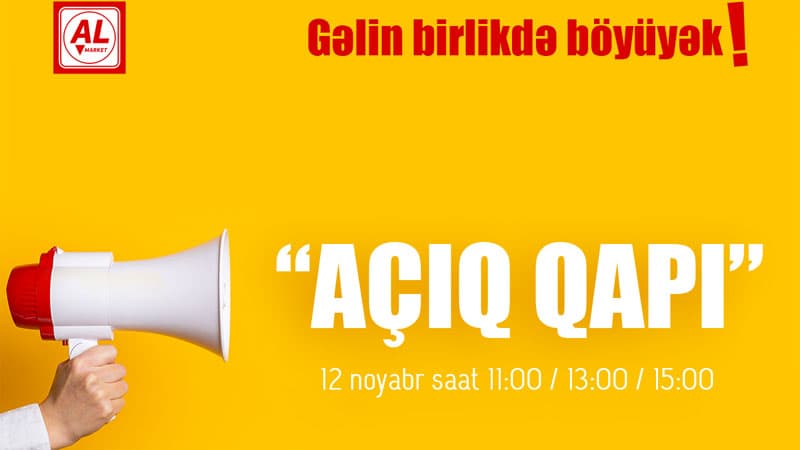 “Al market” 200-ə yaxın vakant yerə işçi qəbulu elan etdi! 