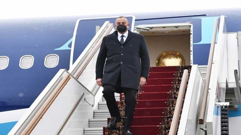 İlham Əliyev Türkiyəyə getdi
