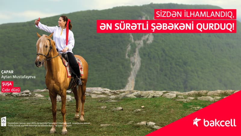 Qarabağda çəkilən kadrlar “Bakcell”in yeni reklamına aiddir (VİDEO)