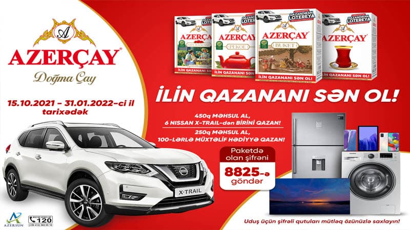 Doğma çayınızdan “İlin qazananı sən ol” şüarı ilə lotereya (VİDEO)