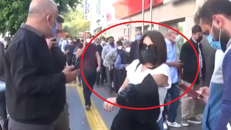 Türkiyədə azərbaycanlı qadına görə bank boşaldıldı - Bomba həyacanı (VİDEO)