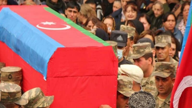 Şəhid leytenant Ümid Niftəliyev Naxçıvanda dəfn olundu