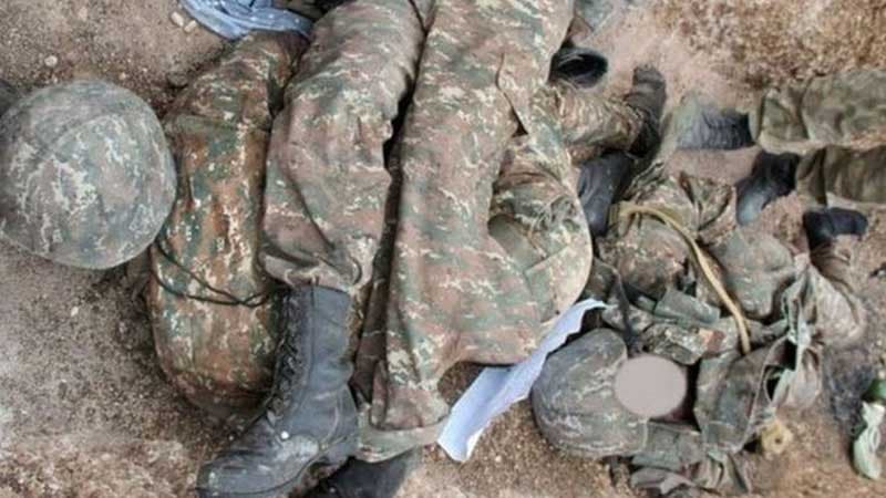 Azad olunan ərazilərdə tapılan daha bir erməni hərbçinin cəsədi Ermənistana təhvil verildi