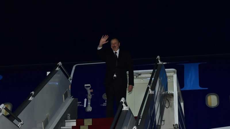 Prezident İlham Əliyevin Soçiyə işgüzar səfəri başa çatıb