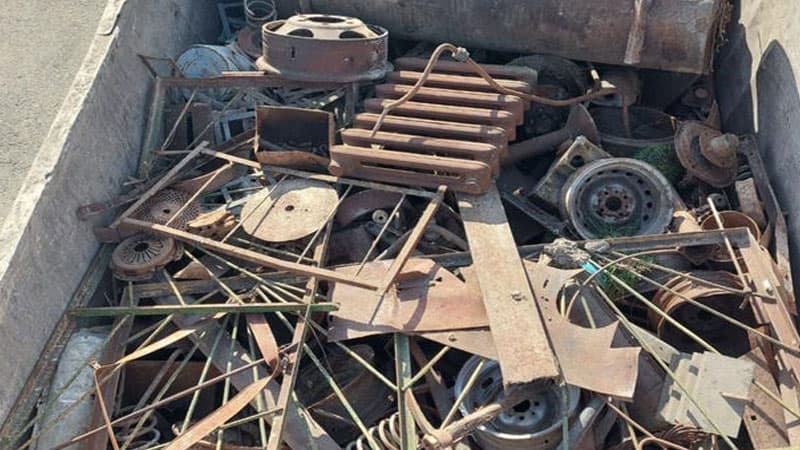 Cəbrayıldan 10 tona yaxın metal aparmaq istəyən şəxslər həbs edildi (FOTO)