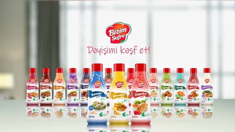 “Bizim Sufre” məhsulları yeni görkəmdə evlərinizin qonağıdır 
