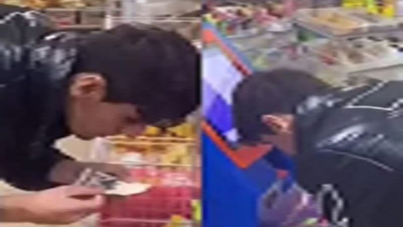Pula tüpürən gənc Elmira Süleymanovanın qardaşı nəvəsidir