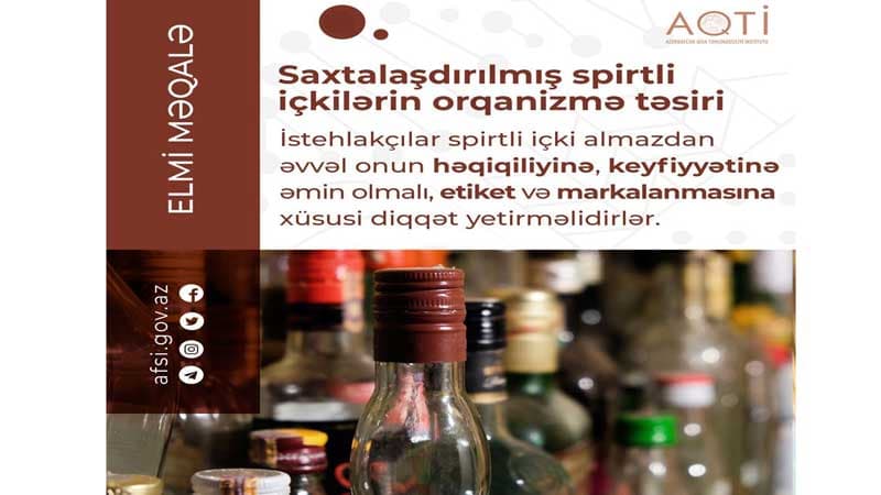Saxtalaşdırılmış spirtli içkilərin orqanizmə təsiri