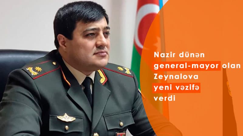 Nazir dünən general olan Raul Zeynalova yeni vəzifə verdi (ÖZƏL/VİDEO)