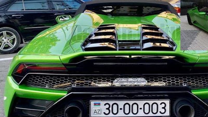 Bakıda iş adamının "Lamborghini"si cərimə meydançasına aparıldı (VİDEO)
