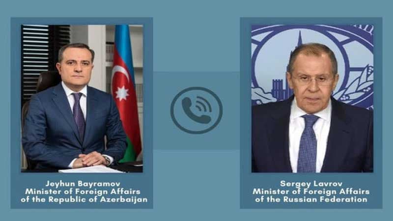 Ceyhun Bayramov və Sergey Lavrov üçtərəfli bəyanatın icrasını müzakirə etdilər