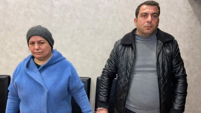 İki yaşlı körpəni oğurlamaqda şübhəli bilinən şəxslərin fotosu