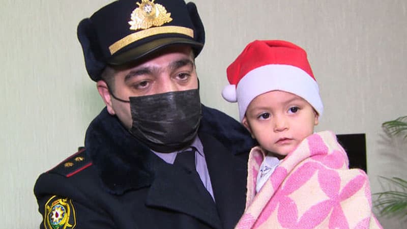 Oğurlanan iki yaşlı uşağın atası istintaqa cəlb edildi (FOTO/VİDEO)