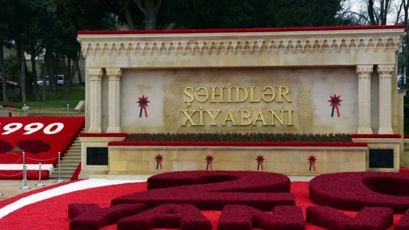 Şəhidlər xiyabanında 20 Yanvar faciəsinin ildönümünə hazırlıq başa çatdı