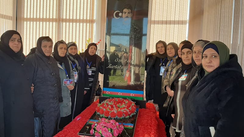 Vətən müharibəsi şəhidi doğum günündə anıldı (FOTOLAR)