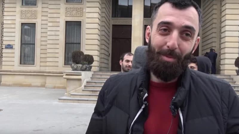 Bakıda Türkiyə bayrağına hörmətsizlik edən şəxs saxlanıldı