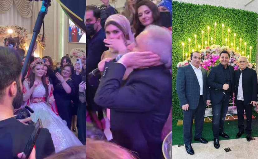 Xalq artistləri qohum oldu - Toydan fotolar