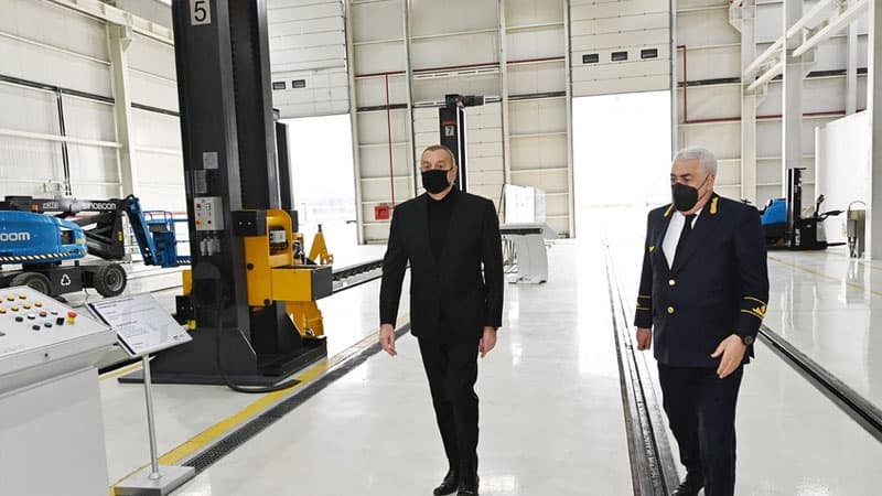 “Azərbaycan Dəmir Yolları” QSC-nin Gəncə lokomotiv deposu istismara verildi (FOTOLAR)