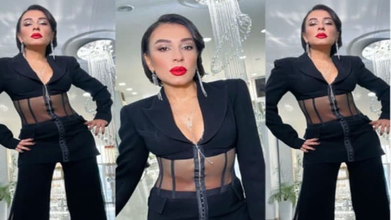 Transparan geyimi ilə gündəm olan Tünzalə: “Cesaretin varmı aşka?” (FOTO)