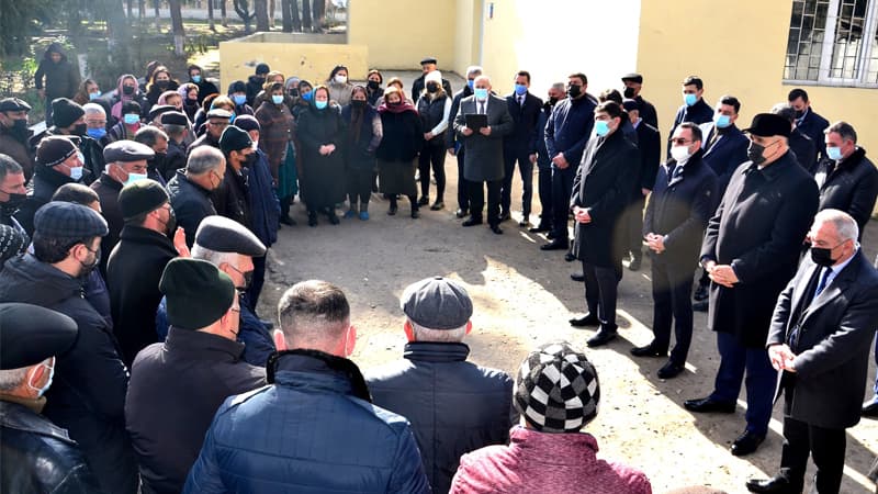 Ağstafa Poylu kəndində sakinlərlə görüş keçirildi (FOTOLAR)