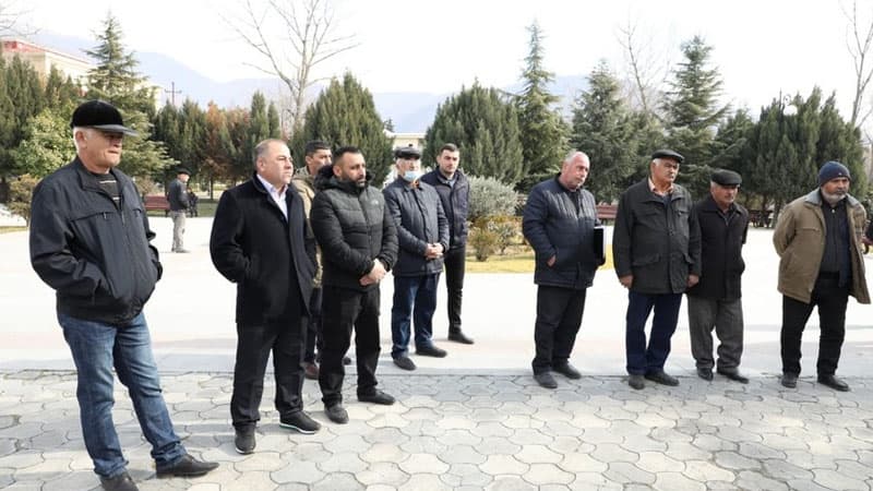 "Azəriqaz"ın rəhbər şəxsləri Şəkidə vətəndaşlarla görüş keçirdi (FOTOLAR)