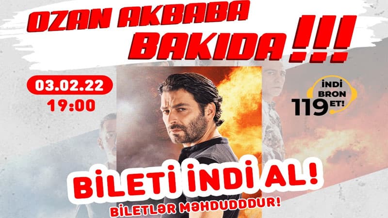 Özan Akbaba Bakıya gəlir - “Anka" filminin təqdimatında