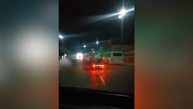 Gəncədə avtoxuliqanlıq edən qazi saxlanıldı (FOTO)