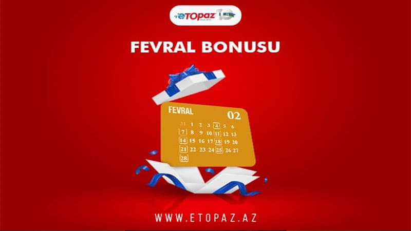 "ETOPAZ"dan yeni bonus kampaniyası