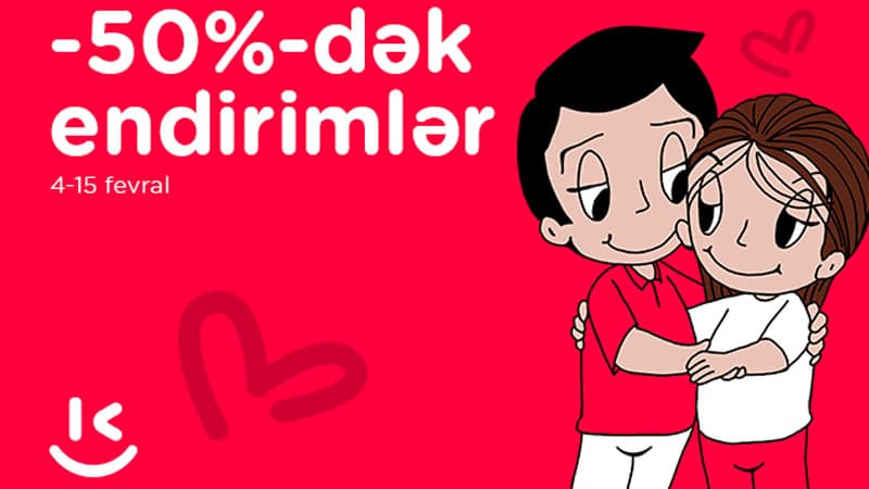 “Kontakt” bütün sevənləri 50%-dək endirimlərlə sevindirir - Kampaniya başladı