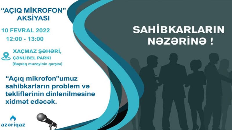 “Azəriqaz” sahibkarlarla növbəti görüşü Xaçmazda keçirəcək