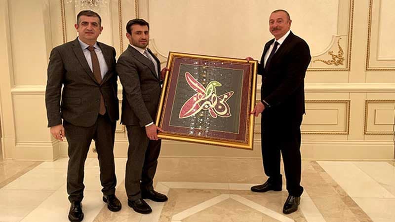 Prezident Selçuk və Haluk Bayraktarı qəbul etdi (FOTO)