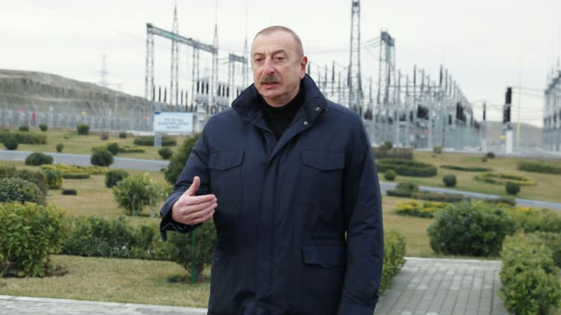 İlham Əliyev “Qobu” Enerji Qovşağının açılışında iştirak etdi (YENILƏNİB/FOTO)