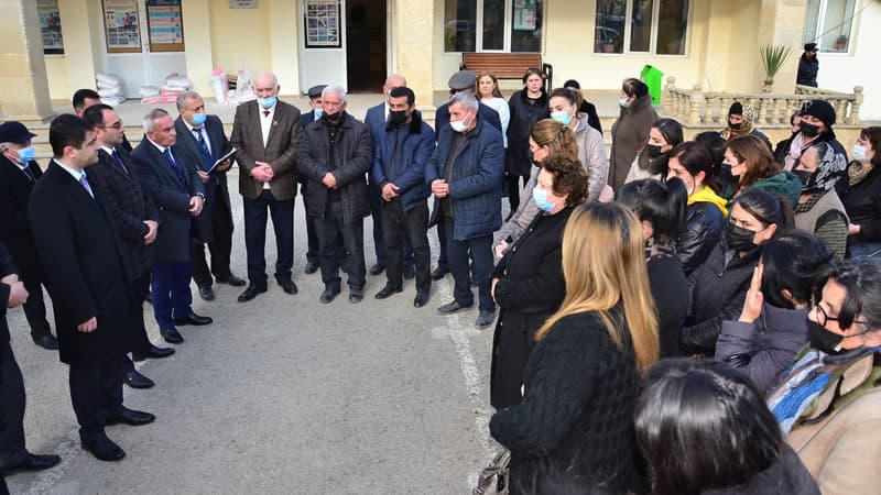 Seymur Orucov Dağ Kəsəmən kəndinə getdi (FOTOLAR)