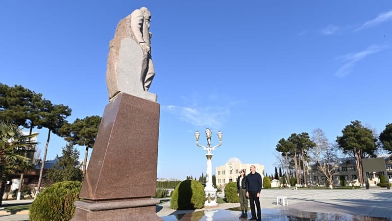 İlham Əliyev və Mehriban Əliyeva Ağcabədi rayonunda (FOTOLAR)