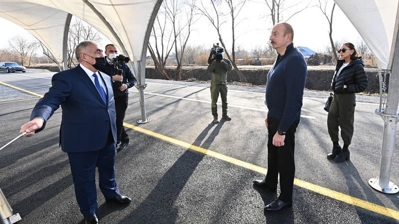 Avşar-Salmanbəyli-Aşağı Avşar-Xocavənd avtomobil yolu istifadəyə verildi (FOTO)