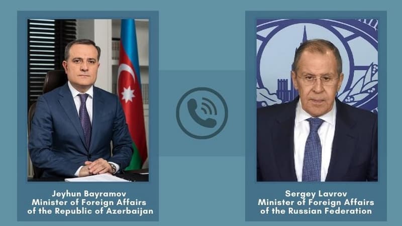Ceyhun Bayramova Lavrov arasında telefon danışığı oldu