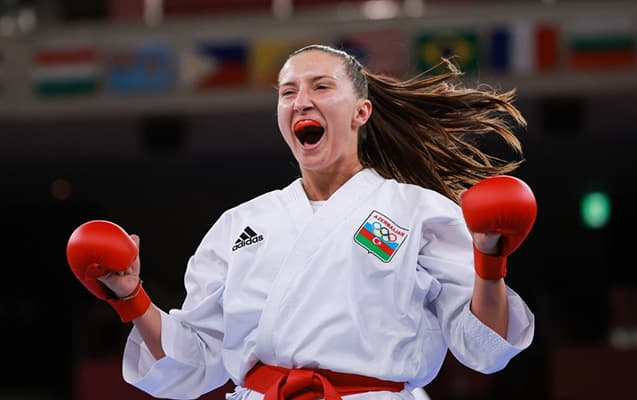 İrina Zaretska qızıl medal qazandı