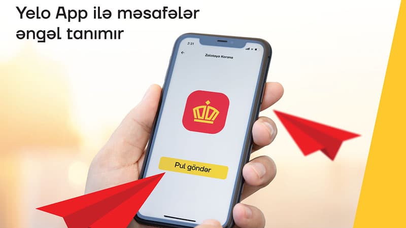 Zolotaya Korona köçürmələri artıq Yelo App-də!