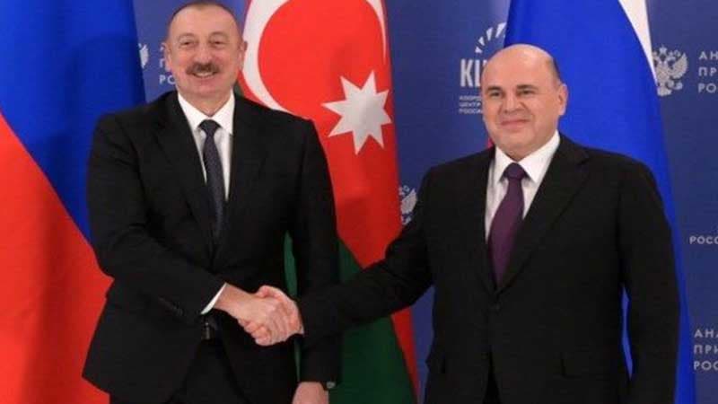 İlham Əliyev Mişustinlə görüşdü