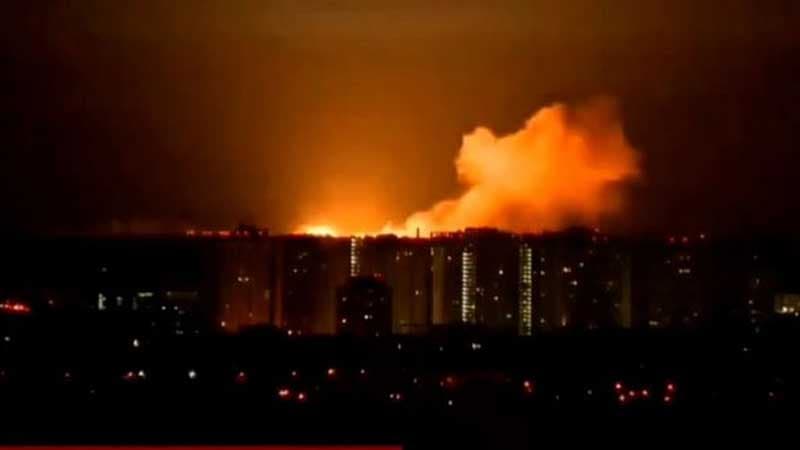 Ukrayna şəhərləri bombalanır (VİDEO)