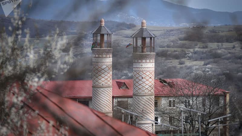Şuşadan Xankəndi istiqamətində dövlət himni və “Koroğlu” üvertürası səsləndirildi