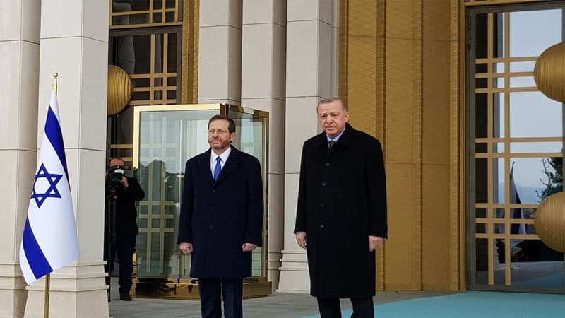 Türkiyə və İsrail prezidentlərinin görüşü başladı