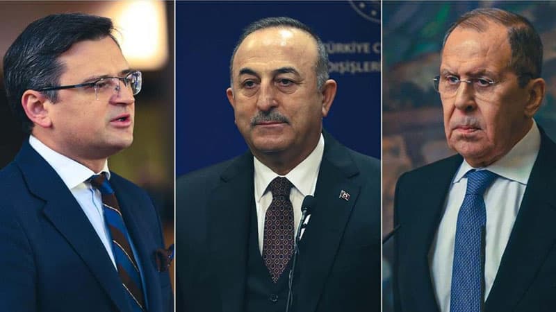 Dünyanın gözü Antalyada - Ukrayna və Rusiyanın XİN başçıları görüşür (VİDEO)